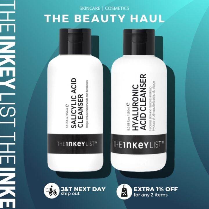 THE INKEY LIST Salicylic Acid 2 Cleanser Hyaluronic Acid Cleanser Lazada PH