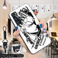 Orico เคสมือถือเคสโทรศัพท์เคส  Vivo V20 SE (แหวนนิ้วมือ + Lanyard) การ์ตูนอะนิเมะOne Piece Luffy Zoroเคสโทรศัพท์สำหรับเด็กผู้ชาย Soft TPU ซิลิโคนกันกระแทกฝาหลัง