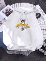 Save The Bees Protect Animals Print Women Hoodie Casual Loose Tracksuit Sports Full Sleeve Streetwear Street Warm Female Clothes Size Xxs-4Xl