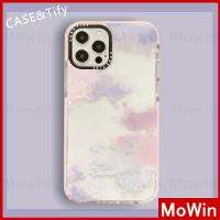 Mowin - เคสไอโฟน เคส iPhone เคสมือถือ ซิลิโคนนิ่ม เคสใส ลายเมฆ สีชมพู ม่วง สไตล์น่ารัก กันกระแทก กรอบกล้อง สำหรับ iPhone 12 Pro Max 7 iphone XS Xr 8plus 12 mini Pro SE MAX SE2023 7plus 11 QC7311414