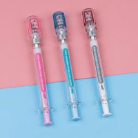 1 Pcs Creative Novelty Syringe Peculiar Shape Cute Stationery 0.5 mm School Office Supplies Gel Pen Pens