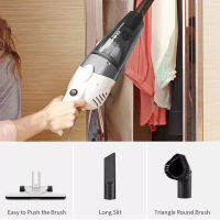 (ร้อน) เครื่องดูดฝุ่นแนวตั้ง2 In 1 Deerma DX118C มือถือรถ Bagless เครื่องดูดฝุ่นสำหรับบ้านที่มีภาชนะ1.2L,3หัวฉีด