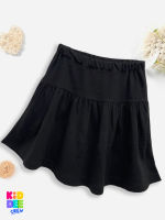 KiddeeCrew  กระโปรงเด็ก สั้นสีดำ black skirt เหมาะสำหรับอายุ 2-10 ปี