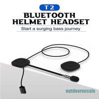 50M Waterproof Moto Bluetooth Wireless Anti-interference Helmet Headset V5.0