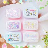 ✲☜❁ Anime Sanrioed Lunch Box Kawaii Kuromi Cinnamoroll Student Lunch Rice Bread Insulation Bento Portable Storage Crisper Girl Gift