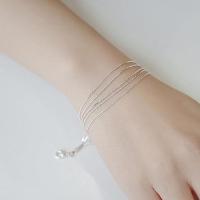 Personality New Art 925 Sterling Silver Jewelry Female Simple multilayer Popular Bracelet