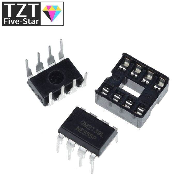 【CW】 20Pcs (10 Each) NE555 NE555P IC 555 Timer Programming Oscillator ...