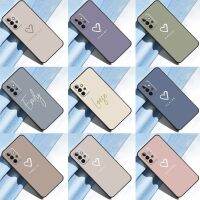 （shine electron）สีพาสเทลสำหรับ Samsung Galaxy A14 A52,A54 A13 A71 A23 A33เคสโทรศัพท์สามารถระบุชื่อได้เอง A32 A34