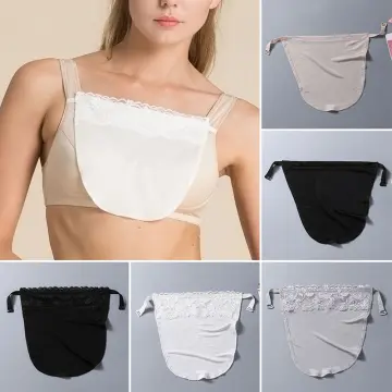 3pcs Clip on Camisoles Cami Secret Sexy Lace Set Panels Cleavage Control
