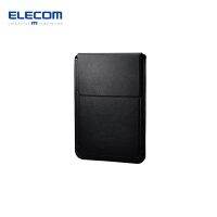 ELECOM Casing PC Casing PC 12นิ้วแบบบางฝาพับแขนเสื้อหนังนิ่มขาตั้ง PC แผ่นรองเมาส์แบบบูรณาการ BM-IBSVS02BK สีดำ