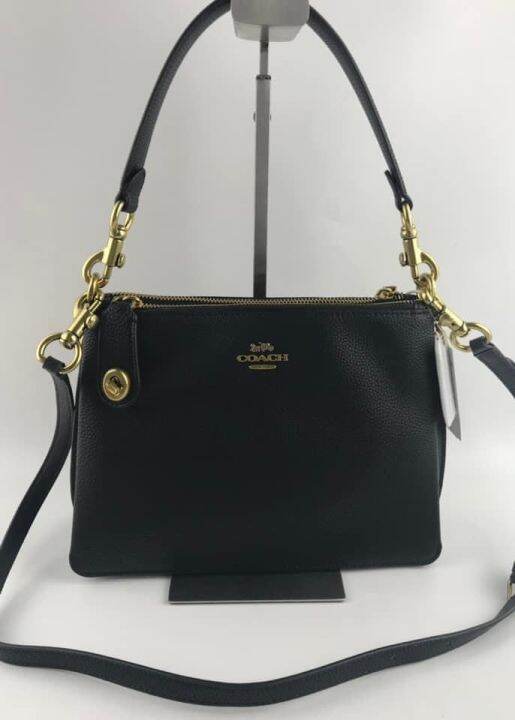 COACH DOUBLE ZIP SHOULDER BAG | Lazada PH