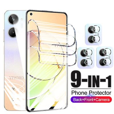 9 In 1 for Oppo Realme 10 Hydrogel Film Screen Protector Realme 10 9 9i 8 8i 8s 5G Speed Pro Plus Not Glass Gel Film Camera Lens