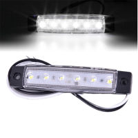 Asahi Motor 1PC 12V 6LED รถบรรทุกด้านข้างเครื่องหมายไฟ LED ต่ำพ่วงไฟด้านหลัง