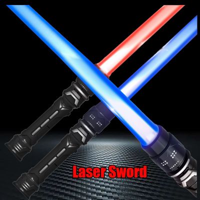 Children Light Up Simulated Laser Sword Model Toy Kids Boy Game Equipment Prop Play House Toys Flashing and Sounding Deformation