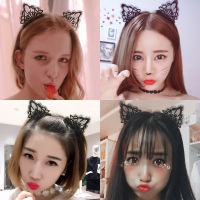 Spot parcel post Lin Linting Sexy Lingerie Sexy Accessories Korean Cute Cat Ears Headband Cat Girl Ornament Christmas Party Delivery