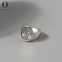 Obega Vintage Viking Tree Of Life Rings For Men Nordic Mythology Zinc Alloy Yggdrasils Ring Fashion Amulet Viking Jewelry Gift