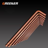 GREENER 1pc 2pcs 1.5/2/2.5/3/4/5/6/8/10/12/14mm S2 Ball Head L Type Hexagon Allen Key Wrench Tools Set Bicycle Hand Repair Tools Nails Screws Fastener