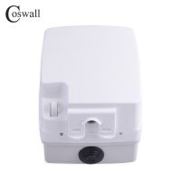 【New-store】 Coswall IP66สภาพอากาศกันน้ำกลางแจ้งกล่องผนังซ็อกเก็ต16A สหภาพยุโรปเต้าเสียบที่มีพอร์ตชาร์จ USB คู่ติดตั้งภายนอก