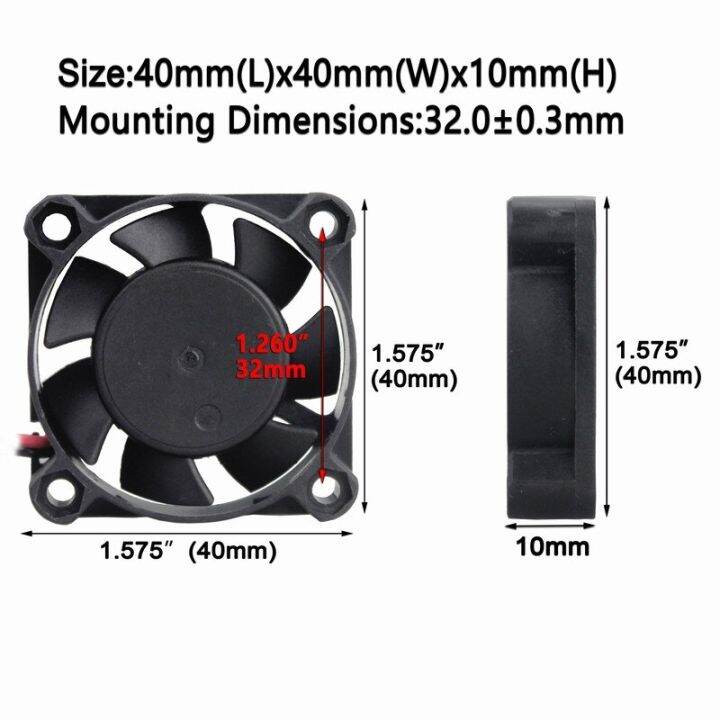 200pcs-wholesale-dc-12v-4010-40x40x10mm-cooler-cooling-fan-4cm-40mm-2pin-2510-connector-mini-brushless-cooling-cooler-case-fan-cooling-fans