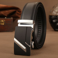 2021 Automatic Buckle Korean Style Fashion Mens Belt Genuine Leather Belt Cowhide Pant Belt for Mens Luxury Belt