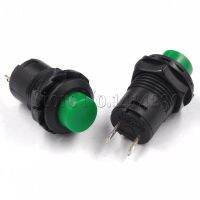 10PCS 12Mm มินิสวิตช์รีเซ็ตปุ่มกดทรงกลมขนาดเล็กสีแดงสีเขียว3A 125V 1.5A 250V AC