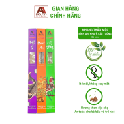 Nhang sạch hữu cơ Quế Khuynh diệp Trầm hương An An hộp 36 nén thảo mộc tự