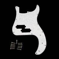 แผ่นติดสติ๊กเกอร์ Pickguard เบสแบบมีกาวในตัวสำหรับชิ้นส่วนกีตาร์เบส4สาย