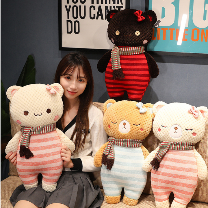 ตุ๊กตาหมี-bear-ตุ๊กตาให้แฟน-teddy-ตุ๊กตา55cmพร้อมส่งจากไทย