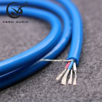 Audio Brand HIFI SQ-88B G5 8mm dia. 4 Core Silver OFC Pure Copper Shield Interconnects Balanced Audio Cable Cord Wire