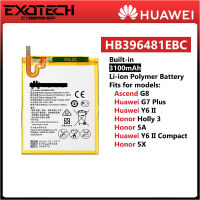 แบตเตอรี่ Battery for Huawei Ascend G7 Plus / Ascend G8 / Honor 5A / Honor 5X / Y6 II HB396481EBC + ฟรีเครืองมือ /ประกัน6 เดือน