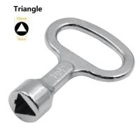 【YF】 Wear Resistance Zinc Alloy Durable Sturdy Key Wrench Triangle Universal Cabinet Drawer Electrical Elevator Valve