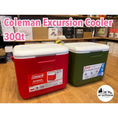 Coleman Excursion Cooler 16Qt 30Qt โคลแมน คลูเลอร์กระติกน้ำเก็บความเย็น ขนาดพกพา 15,25Lกระติกน้ำ