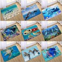 【YF】✸◄  Sea Turtle Mats Decoration Non-Slip Rugs Entrance Door Underwater Doormat