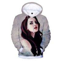 Sudadera con capucha de cantante de Lana Del Rey para hombre y mujer, suéter informal de gran tamaño, moda 3D, Popular, primavera y otoño