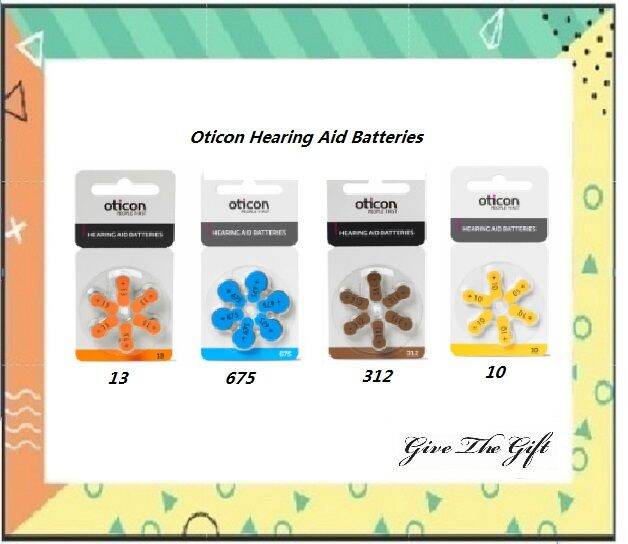 Oticon Hearing Aids Batteries Lazada