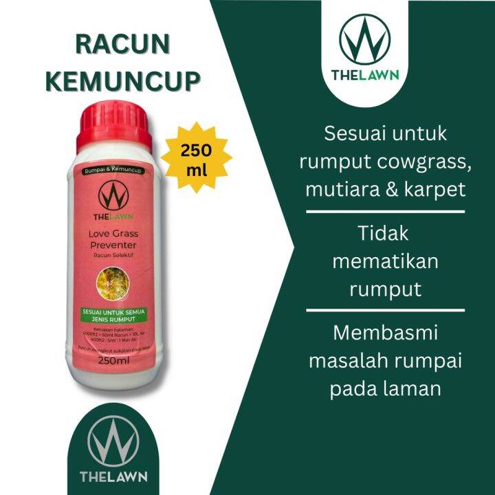 [250ML] Racun Rumput Love Grass Preventer Racun Kemuncup Racun Rumpai ...