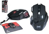 GearMaster GMM-390 BUNDLE SET MOUSE+PAD เมาส์+แผ่นรองเมาส์