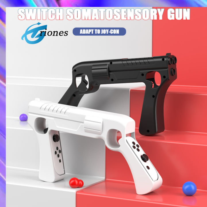 แท่นวางจอยสติ๊กรูปทรงปืนใช้ได้กับ-nintendo-switch-แบบปืนเกม-oled-somatosensory