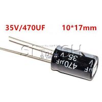 10pcs 35V470UF 10*17mm 470UF 35V 10x17mm DIP Aluminum Electrolytic Capacitor