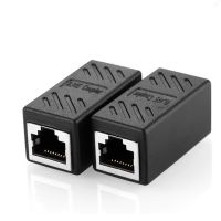 2 Pack RJ45 Coupler ethernet cable coupler LAN connector inline Cat7/Cat6/Cat5e Ethernet Cable Extender Adapter Female to Female