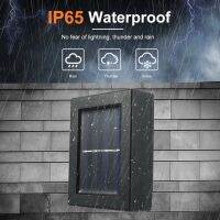 ไฟโซล่าเซลล์ โคมไฟติดผนังกลางแจ้ง ไฟติดผนังกันน้ำ LIGHT UPและDOWN ไฟบนล่าง2หัว สวนโคมไฟตกแต่งผนัง