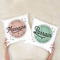 【CW】ஐ  Best Godmother Godfather In The Printed Pillowcase Sofa Cushion Cover Office Throw Pillows