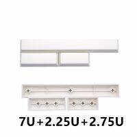 3 Keys ชุดพื้นที่บาร์ Spacebar ปุ่มกดนมสีขาว2.25U 2.75U 7U Spacebars เชอร์รี่รายละเอียดที่สำคัญหมวกวิศวกรรม Keyboaard แยก