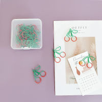 Cherry Paper Clip Cute Modeling Paper Clip Decorative Bookmark Stationery Paper Clip Cute Paper Clips Office Table Accessories