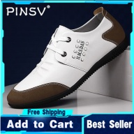 Đôi giày da mũi tròn, phong cách thời trang hằng ngày cho nam PINSV thumbnail