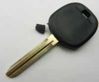 คุณภาพสูงรถ Key SHELL สำหรับ Toyota Transponder Key BLANK พร้อมใบมีด TOY43 FOB Key 10ชิ้นล็อต