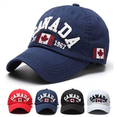 No Brand New Arrivals Cotton Gorras Canada Baseball Cap Flag of Canada Hat Snapback Adjuatable Mens Baseball Caps Brand New for Adult