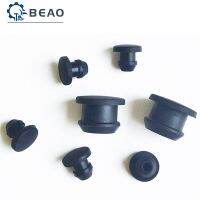 1-10 buah hitam Makanan kelas karet silikon topi lubang T jenis Plug Cover Snap-on Gasket Blanking cap segel Stopper 2.5-16mm