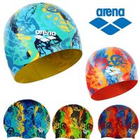 【พร้อมส่ง】Ar ena Comfortable Silicone Swimming Hat Waterproof and Durable Swimming Hat Mens and Womens Long Hair Large Ear Protection Swimming Hat