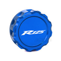 R125 Motorcycle Rear Brake Oil Cup Cap Fluid Reservoir Tank Cover CNC Aluminum Accessories for Yamaha YZF R125 2014-2019 2020